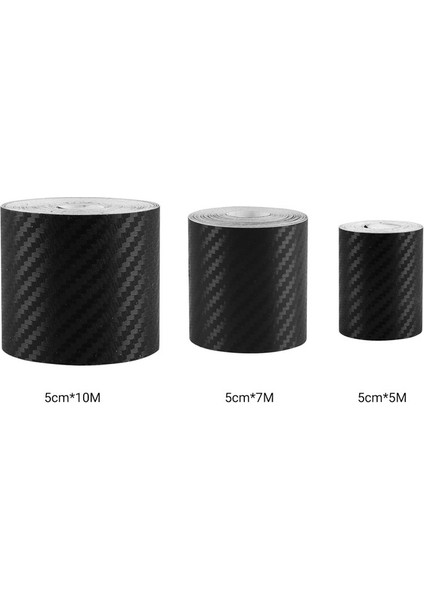 Uzunluk 10M 3D Karbon Fiber Araba Sticker Kendin Yap Bant Ruloları Farklı Boyutlar Otomobil Çizik Koruyucu Bant Su Geçirmez Film - E-Ticaret Için Türkçe Başlık (Yurt Dışından)