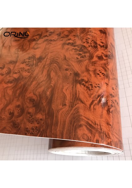 10CM x 152CM Yüksek Parlaklıklı Ahşap Desenli Araba Içi Kendin Yap Vinil Sticker Kaplama Filmi Boyut Ccm (Yurt Dışından) indirimleri