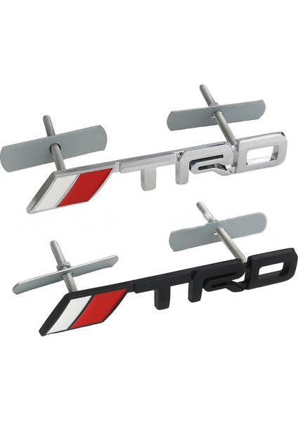 Gümüş Rengi Toyota Reiz Camry Trd Izgarası Etiket Araba Kafa Izgarası Amblemi Rozeti Sticker Araba Stili (Yurt Dışından) modelleri