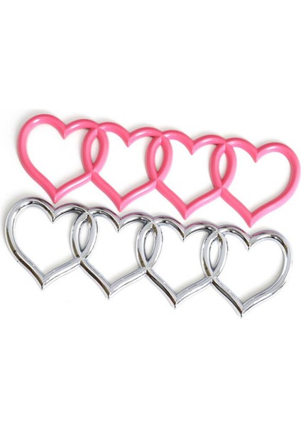 Pembe A4 A3 A5 A6 A4L B8 B7 B Yedek Parça Aksesuarları Için Aşk Kalp Logolu Arka Bagaj Kuyruk Etiket Rozeti Amblem Çıkartma Araba Sticker (Yurt Dışından)