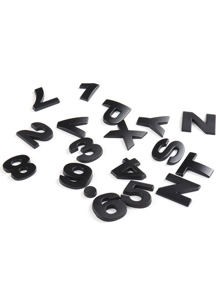 No.1 Tarzı 45MM Yeni 45 Adet D Dıy Harf Alfabesi Amblemi Krom ve Siyah Araba Sticker Dijital Rozet Logo Aksesuarları Motosiklet (Yurt Dışından) indirimleri