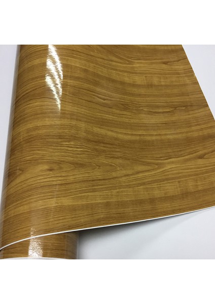 50CM x 300CM 50CM*500CM Parlak Ahşap Tane Vinil Araç Kaplama Folyo Ahşap Dokulu Araç Sticker Su Geçirmez Yapışkan Ev Mobilya Sticker Kaplama (Yurt Dışından)