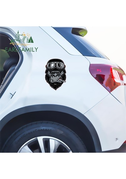 Stil F Gorilla Biker Çizgi Film Araba Sticker Kask Motosiklet Güneşlik Vinil Jdm Tampon Bagaj Kamyon Grafikleri - 13CM x 8.7cm Boyutunda (Yurt Dışından) modelleri