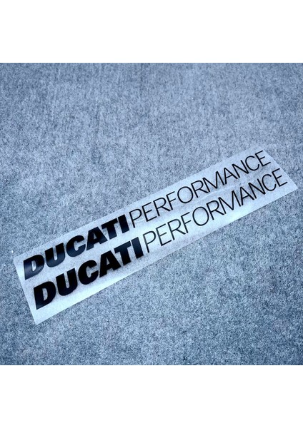 40CM x 2 Adet Ducati Performance Corse Yakıt Tankı Yan Gövde Pedal Stickerları Fairing Yarış Logosu Vinil Reflektif Çıkartmalar Seti (Yurt Dışından)