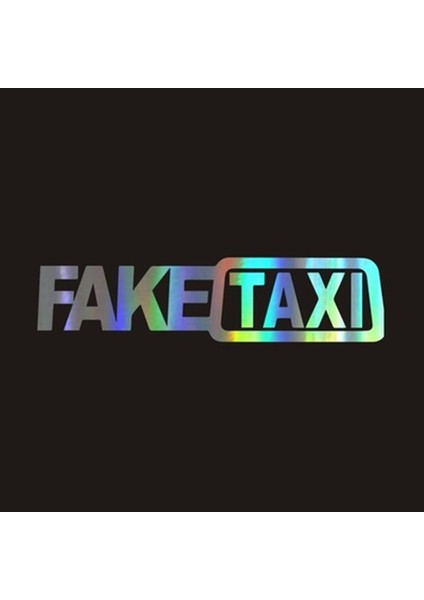 1 Adet Yansıtıcı Sahte Taksi Yansıtıcı Araba Otomatik Etiket Pencere Van Vinil Sticker Kendinden Yapışkanlı Amblem Rozet Honda Toyota Vw Bmw Araba Stil Amac: (Yurt Dışından)
