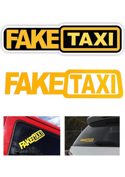 1 Adet Yansıtıcı Sahte Taksi Yansıtıcı Araba Otomatik Etiket Pencere Van Vinil Sticker Kendinden Yapışkanlı Amblem Rozet Honda Toyota Vw Bmw Araba Stil Amac: (Yurt Dışından) indirimleri