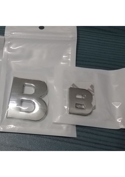 No.2 Tarzı 45MM Araba ve Motosikletler Için Su Geçirmez Metal Harf ve Rakam Sticker Çıkartmaları (Yurt Dışından)