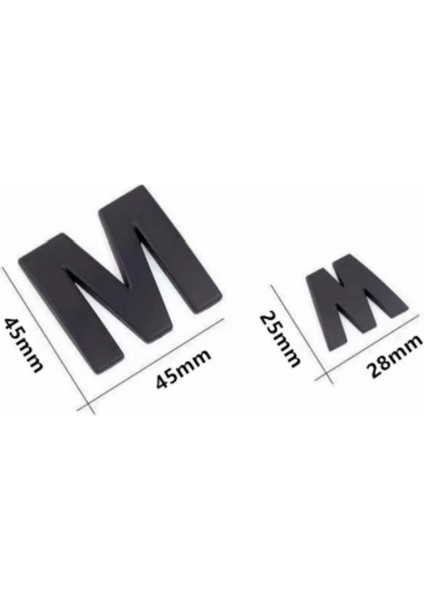 No.2 Tarzı 45MM Araba ve Motosikletler Için Su Geçirmez Metal Harf ve Rakam Sticker Çıkartmaları (Yurt Dışından)