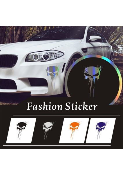 Siyah 22*15CM Punisher Kafatası Sticker 3D Araba Sticker ve Decal Araba Kan Vinyl Yansıtıcı Sticker Araba Tasarım Aksesuarları Stickerler (Yurt Dışından) modelleri