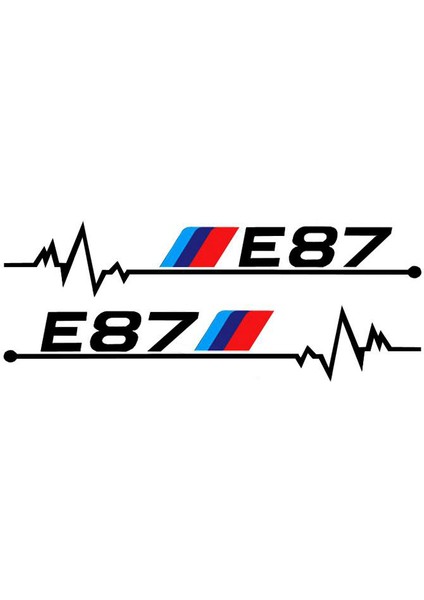E87 Siyah Aliauto 2 Adet Araba Arka Görüş Aynası Sticker ve Decal Aksesuarları Bmw E30 E34 E36 E39 E46 E60 E61 E87 E90 E83 F10 F20 F21 F30 F35 Için (Yurt Dışından)