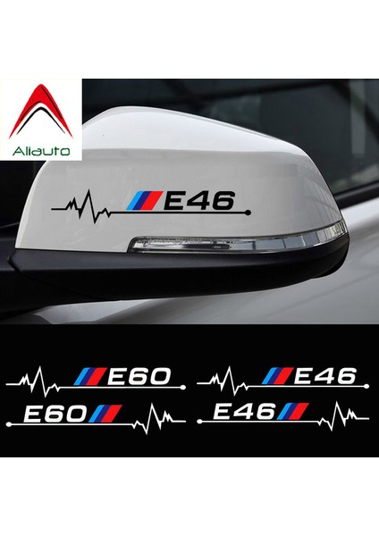 E87 Siyah Aliauto 2 Adet Araba Arka Görüş Aynası Sticker ve Decal Aksesuarları Bmw E30 E34 E36 E39 E46 E60 E61 E87 E90 E83 F10 F20 F21 F30 F35 Için (Yurt Dışından)
