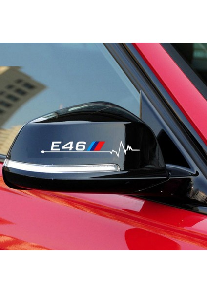E87 Siyah Aliauto 2 Adet Araba Arka Görüş Aynası Sticker ve Decal Aksesuarları Bmw E30 E34 E36 E39 E46 E60 E61 E87 E90 E83 F10 F20 F21 F30 F35 Için (Yurt Dışından)