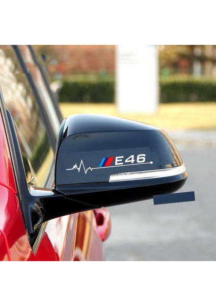 E87 Siyah Aliauto 2 Adet Araba Arka Görüş Aynası Sticker ve Decal Aksesuarları Bmw E30 E34 E36 E39 E46 E60 E61 E87 E90 E83 F10 F20 F21 F30 F35 Için (Yurt Dışından)