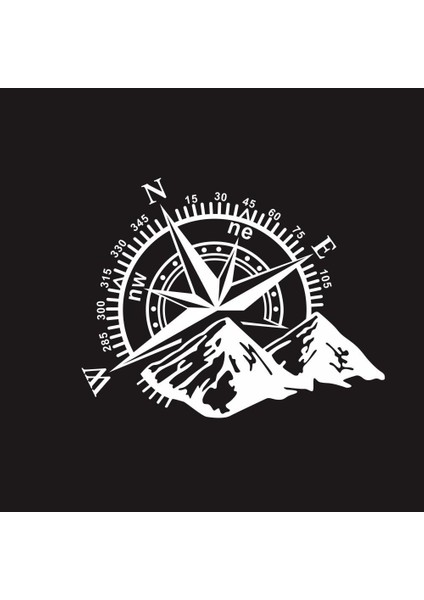 35CM 4x4 Pusula Gülü Dağları Gezinme Offroad Su Geçirmez Kendinden Yapışkanlı Vinil Sticker Kapak Araba Sticker 48*32CM (Yurt Dışından) fiyatları