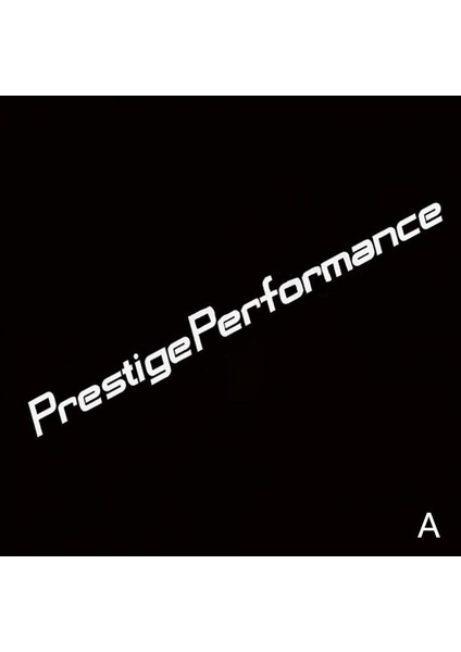 A Araba Yansıtıcı Sticker Araba Vinil Grafik Sticker Mektup Kişilik Araba Sticker 55CM Prestij Performans Araba Stil Amac: (Yurt Dışından)
