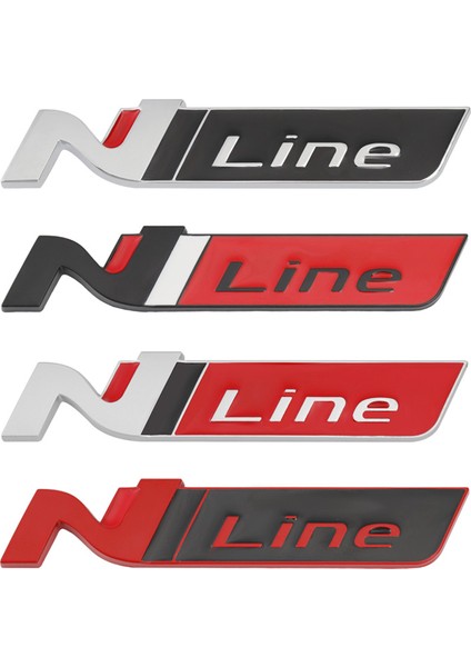 Altın Hyundai I Sonata Elantra Veloster Kona Tucson N Line Stil Için Ön Izgara Için Araba Sticker N Line Nline Rozeti Amblemi Etiket (Yurt Dışından) modelleri