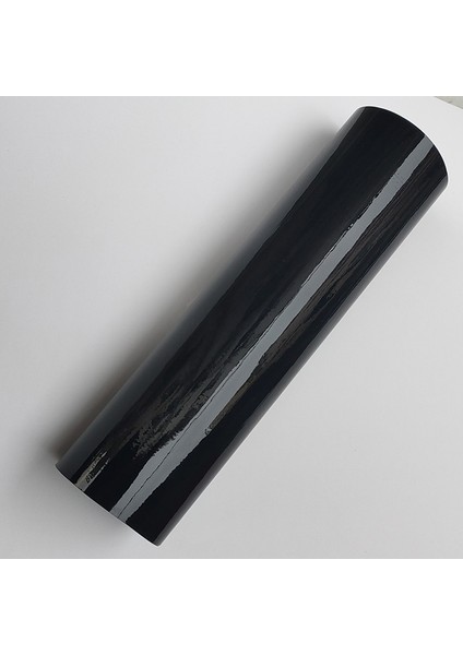 50CM x 200CM Ultra Parlak Piano Siyahı Vinil Kaplama Film Sticker Parlak Siyah Kendinden Yapışkanlı Vinil Kabarcık Ücretsiz Konsol Bilgisayar Laptop Cilt Ultra (Yurt Dışından)