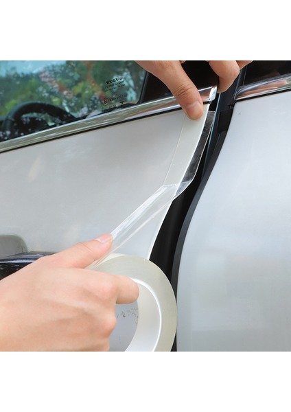 3 Milyon Şeffaf Araba Sticker Koruyucu Araç Kapı Eşiği Sticker Çizilmeye Karşı Koruyucu Nano Bant Oto Tampon Şerit Araba Koruma (Yurt Dışından)