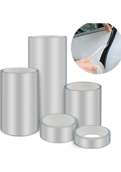 3 Milyon Şeffaf Araba Sticker Koruyucu Araç Kapı Eşiği Sticker Çizilmeye Karşı Koruyucu Nano Bant Oto Tampon Şerit Araba Koruma (Yurt Dışından)