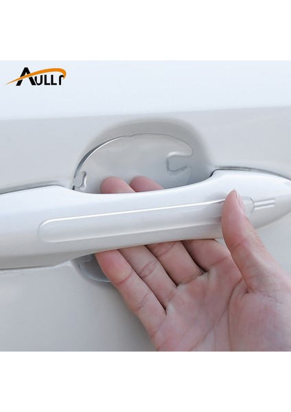 Byd Stili Için 4ps Kapı Kase Araba Kapı Sticker Çizilmelere Dayanıklı Kılıf Otomatik Kolu Koruma Filmi Dış Aksesuar Araba Dekor Araba Sticker (Yurt Dışından)