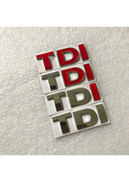 Krom T Kırmızı Dı Yeni Metal Tdı Rozeti Amblem Çıkartma Sticker Logo Polo Golf Jetta Passat B5 B6 Gtı Touran Bora Araba Süsleme Için (Yurt Dışından) modelleri