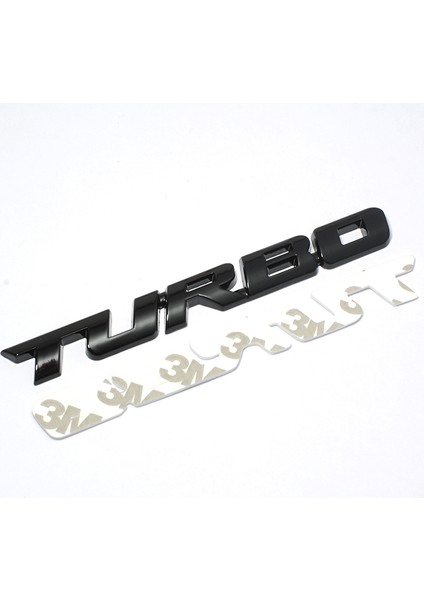 Siyah 3D Amblem Turbo Metal Izgara Arka Bagaj Araba Rozeti Araba Sticker Audi Bmw Ford Focus Vw Skoda Seat Peugeot Lada Renault Hyundai Için (Yurt Dışından) fiyatları