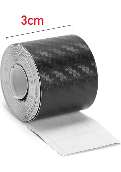 Uzunluk 1m M 3D Karbon Fiber Araba Sticker Kendin Yap Yapıştırıcı Şerit Otomatik Kapı Eşiği Yan Ayna Anti Çizik Bant Su Geçirmez Koruyucu Film (Yurt Dışından)