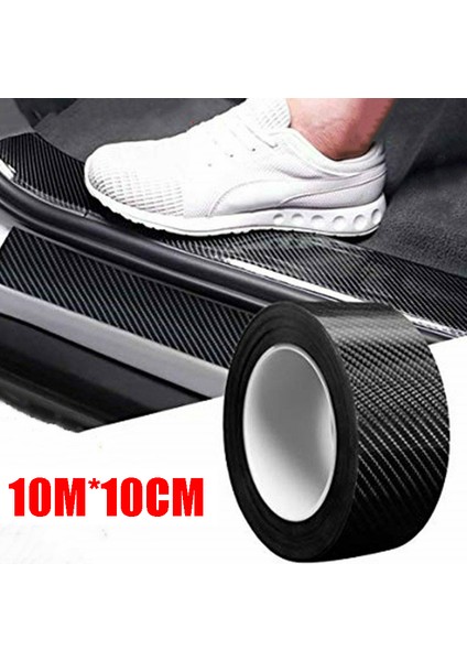 Uzunluk 1m M 3D Karbon Fiber Araba Sticker Kendin Yap Yapıştırıcı Şerit Otomatik Kapı Eşiği Yan Ayna Anti Çizik Bant Su Geçirmez Koruyucu Film (Yurt Dışından)