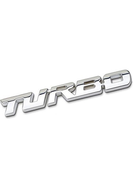 1.4X12CM Turbo Metal Araba Etiketi Rozeti Yapışkanlı Oto Sticker Arka Kapak Rozeti Araba Gövde Süsü Sticker 3D Etiket Rozeti Aksesuar Iç Mekan (Yurt Dışından) indirimleri
