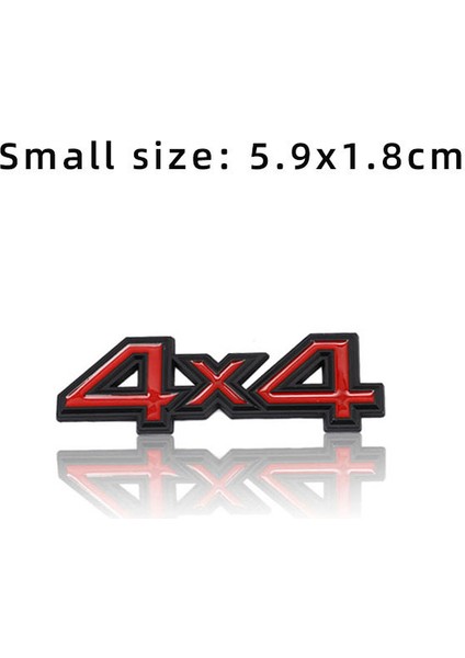 Sarı Araba Sticker 4x4 4WD Logo Trim Ön Kaput Izgara Amblemi Arka Bagaj Araba Çıkartmaları Audi Mitsubishi Nissan Toyota Mercede Bmw Için (Yurt Dışından)