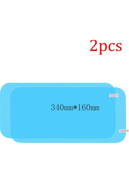 340MMX160MM Araba Kamyon Arka Görüş Aynası Yağmur Geçirmez Filmi Su Geçirmez Anti-Sis Ayna Sticker Elektrikli Araba Ön Cam Filmi Otomatik Temiz Etiket (Yurt Dışından)