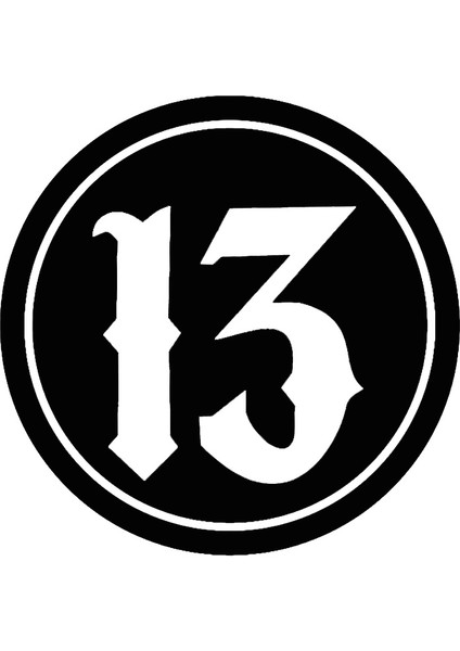 Beyaz Dalgalanın Komik Sayı 13 Vinil Araba Sticker Yansıtıcı Su Geçirmez Araba Stickerlar Araba Motosiklet Aksesuarları Dekorasyonları Için (Yurt Dışından) indirimleri