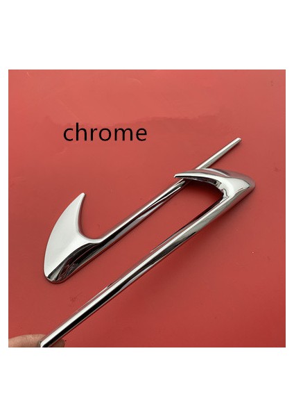 Krom Çamurluk Mercedes Benz Amg V E300 E400 W213 Araba Yan Sticker Için 2 Adet Hava Fender Trim Amblemi Bıçak Logo V8 Bıturbo 4matıc+ (Yurt Dışından)