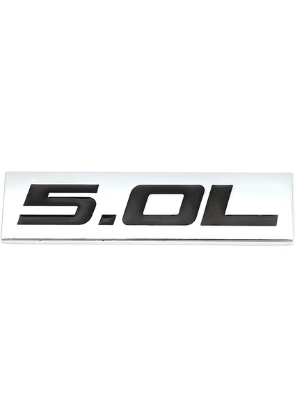Pembe 3D Metal 4.0l 4.6l 4.7l 5.0l 5.3l 5.7l Araba Amblemi Bagaj Sticker Etiket Bmw Chevrolet Ford Dodge Toyota Honda Gmc Audi Hyundai - (Yurt Dışından)