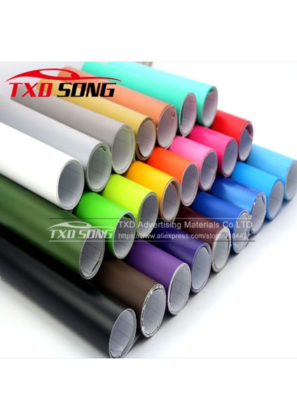 10CM x 152CM Premium Mat Mat Araba Gövde Sticker Etiket Kendinden Yapışkanlı Sarma Vinil Kaplama Filmi Matt Vinil Araba Kaplama Filmi (Yurt Dışından) fiyatları