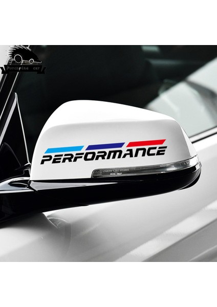 B Siyah Bmw Serisi Gt X1 X3 X4 X5 X6 F15 F16 F18 F10 F25 F30 F31 F34 Için 2 Adet M Power Performans Araba Arka Görüş Aynası Sticker (Yurt Dışından)