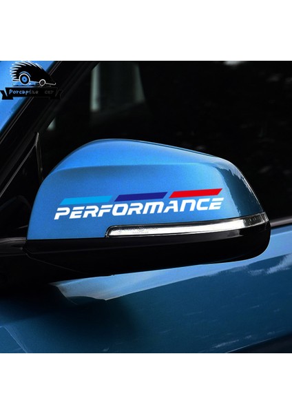 B Siyah Bmw Serisi Gt X1 X3 X4 X5 X6 F15 F16 F18 F10 F25 F30 F31 F34 Için 2 Adet M Power Performans Araba Arka Görüş Aynası Sticker (Yurt Dışından)