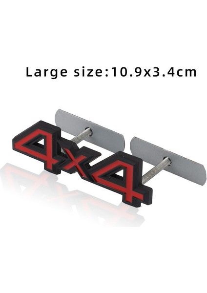Altın Araba Sticker 4x4 4WD Logo Trim Ön Kaput Izgara Amblemi Arka Bagaj Araba Çıkartmaları Audi Mitsubishi Nissan Toyota Mercede Bmw Için (Yurt Dışından)