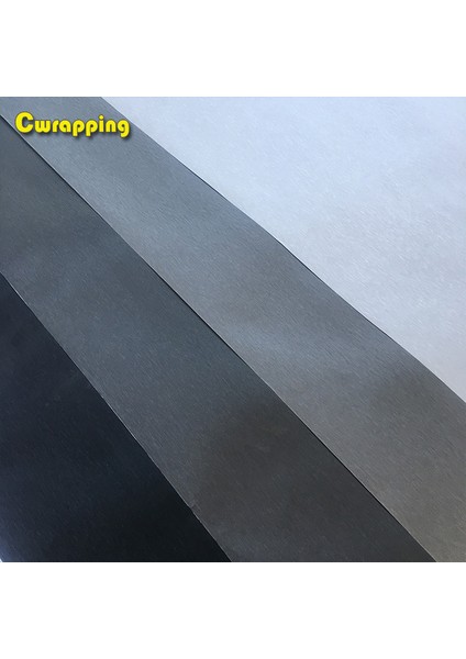 50CM x 300CM 50 cm * M Araç Kaplama Mat Fırçalanmış Alüminyum Araç Sarma Vinil Film Levha Motosiklet Otomobiller Araç Sticker Decal (Yurt Dışından)