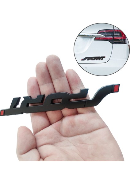 Gümüş Rengi Moda Spor Amblemi Bagaj Çamurluk Rozeti Araba Metal 3D Logo Sticker Amblem Etiketler (Yurt Dışından) modelleri