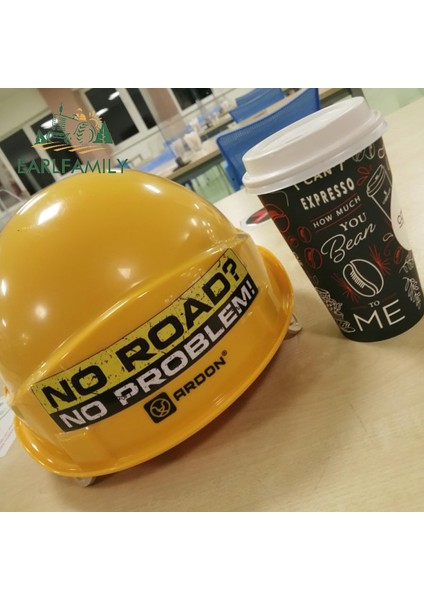 CAI5500 Earlfamıly 15CM x 3cm No Road No Problem Araba Sticker Vinil Komik Tampon 4x4 Suv Offroad 4WD Araba Stil Aksesuarları (Yurt Dışından) indirimleri