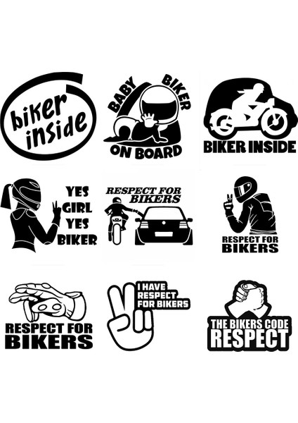 15X11,3 cm Bisikletçilere Saygı Sticker Komik Vinil Araba Aksesuarı Süsleme Için Araba Kapı Kolu Etiketleri Gövde Araba Aksesuarları (Yurt Dışından) fiyatları