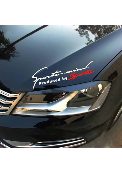 Siyah Siyah Kırmızı Yarış Arabası Otomatik Reflektif Trd Araba Vinil Grafik Çıkartma Harf Kişilik Arabalar Sticker 19CMX7CM (Yurt Dışından)
