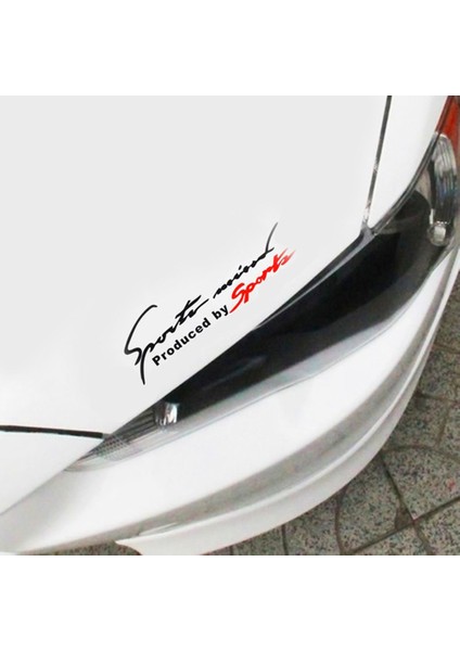 Siyah Siyah Kırmızı Yarış Arabası Otomatik Reflektif Trd Araba Vinil Grafik Çıkartma Harf Kişilik Arabalar Sticker 19CMX7CM (Yurt Dışından) modelleri