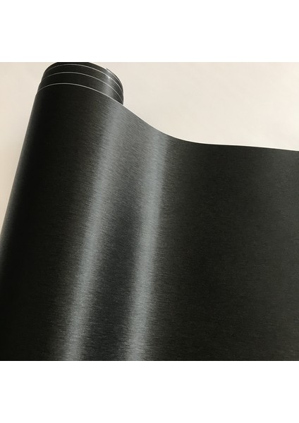 10CM x 152CM 50CCM Gümüş Fırçalanmış Alüminyum Vinil Kaplama Hava Tahliye Kabarcık Ücretsiz Araba Motosiklet Sticker Kaplama (Yurt Dışından)