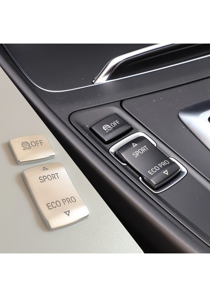 Gümüş B Bmw 1 Serisi F20 SEDAN/F30 F35 Için Araba Merkezi El Freni Düğmesi Sol Taraf Süs Kapak Sticker Trim (Yurt Dışından) fiyatları