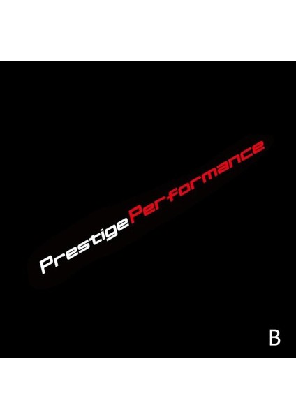 B Araba Yansıtıcı Sticker Araba Vinil Grafik Sticker Mektup Kişilik Araba Sticker 55CM Prestij Performans Araba Stil Amac: (Yurt Dışından)