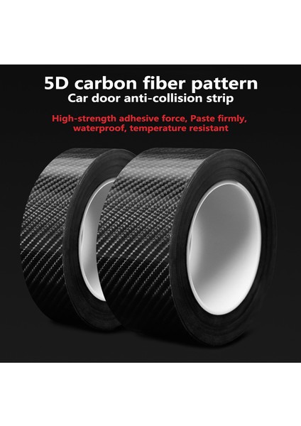 30MM x 5m Karbon Fiber Araba Sticker Koruyucu Şerit Oto Gövde Nano Velcro Araba Kapı Anti Çizik Çarpışma Sürtünme Kendin Yap Koruma Filmi Yapıştırma (Yurt Dışından) modelleri