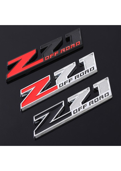 Z71 Off Road Büyük 2 Chevrolet Silverado Chevy Colorado Z71 Off Road 4x4 Sıerra Gmc Araba Sticker Amblemi Krom Rozet Çıkartmaları (Yurt Dışından) fiyatları