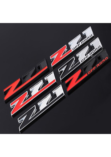 Z71 Off Road Büyük 2 Chevrolet Silverado Chevy Colorado Z71 Off Road 4x4 Sıerra Gmc Araba Sticker Amblemi Krom Rozet Çıkartmaları (Yurt Dışından) modelleri